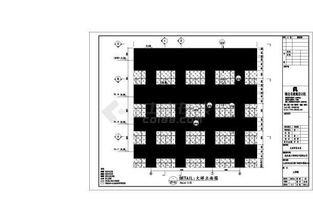 某农业局室外幕墙工程施工图-图一