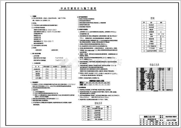 青岛市某办公综合楼中央空调系统图-图一