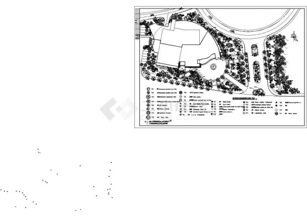 某地别墅会所园林景观规划设计平面图-图二