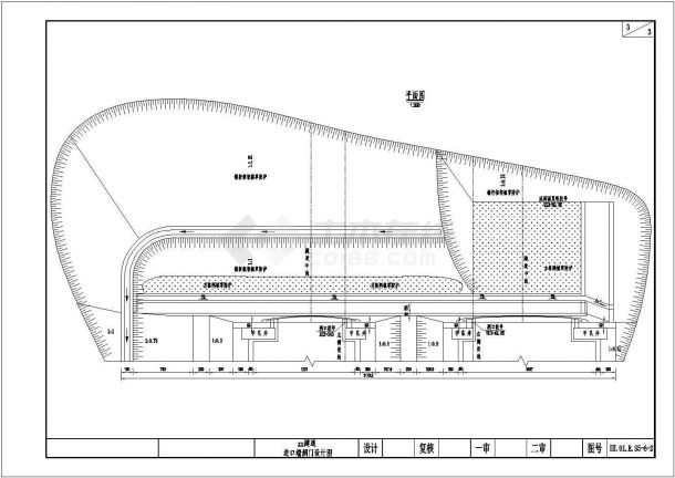 某高速公路隧道工程施工图（含通用图 复合式衬砌）-图二