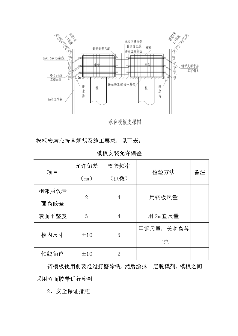 承台墩柱模板施工方案-图二