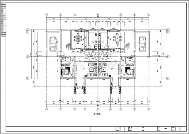 小高层别墅规划布置CAD平面参考图-图二