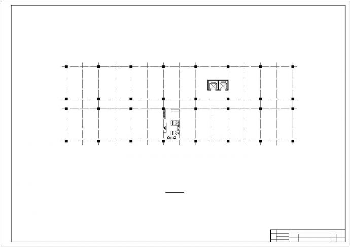 本毕业设计工程某地框架结构高层旅馆施工图纸_图1