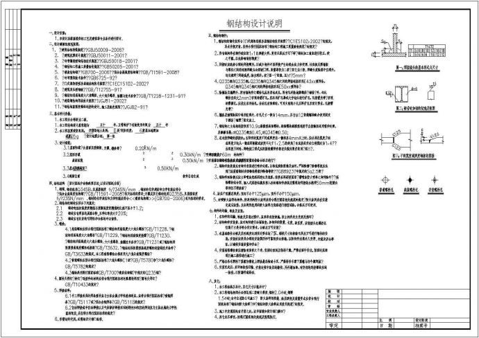 【东莞】17米跨度钢结构厂房施工图纸_图1