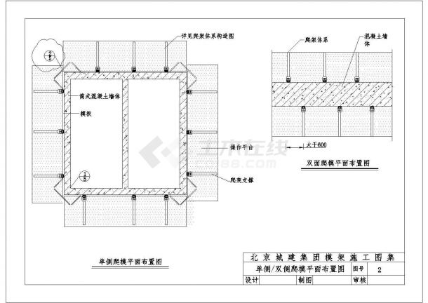 某水利工程调压井液压滑模结构设计图纸-图二