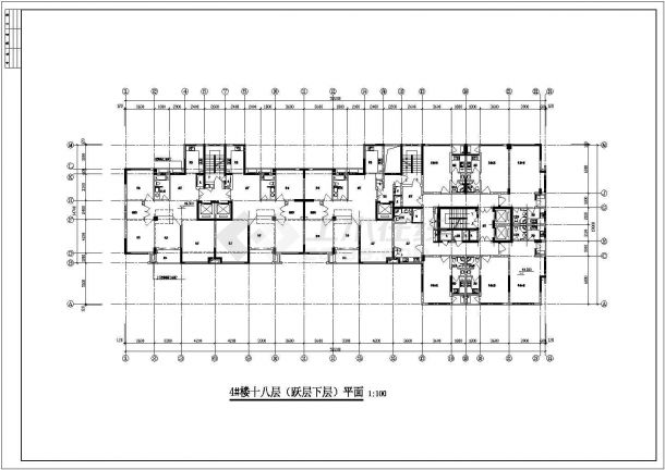 某地超高层框剪结构住宅建筑施工图（24层）-图二