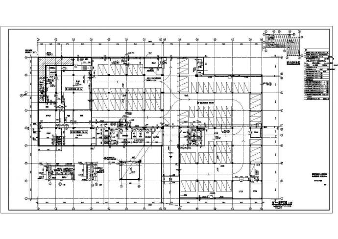 江西某7层钢筋混凝土结构展示馆建筑施工图（含效果图）_图1