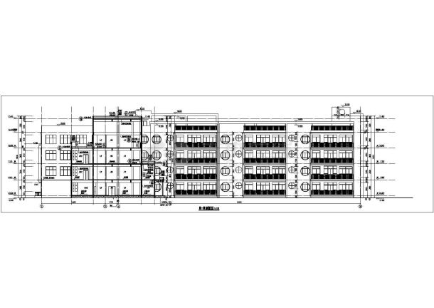 四层框架结构幼儿园全套建筑施工图-图一