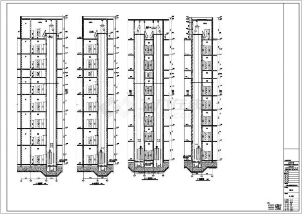 大同市大型高层商业建筑施工图（26层）-图二