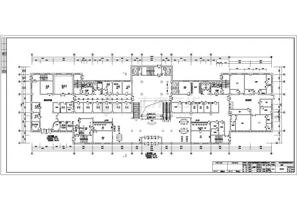 【黑龙江】九层框架结构三级综合医院建筑方案图-图一