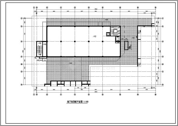 某地3层框架结构会所建筑施工图（地下1层）-图二
