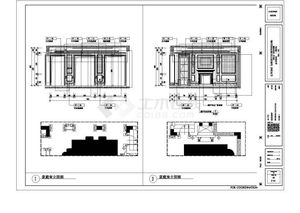 山水太和月光别墅欧式装饰施工图及效果图-图一