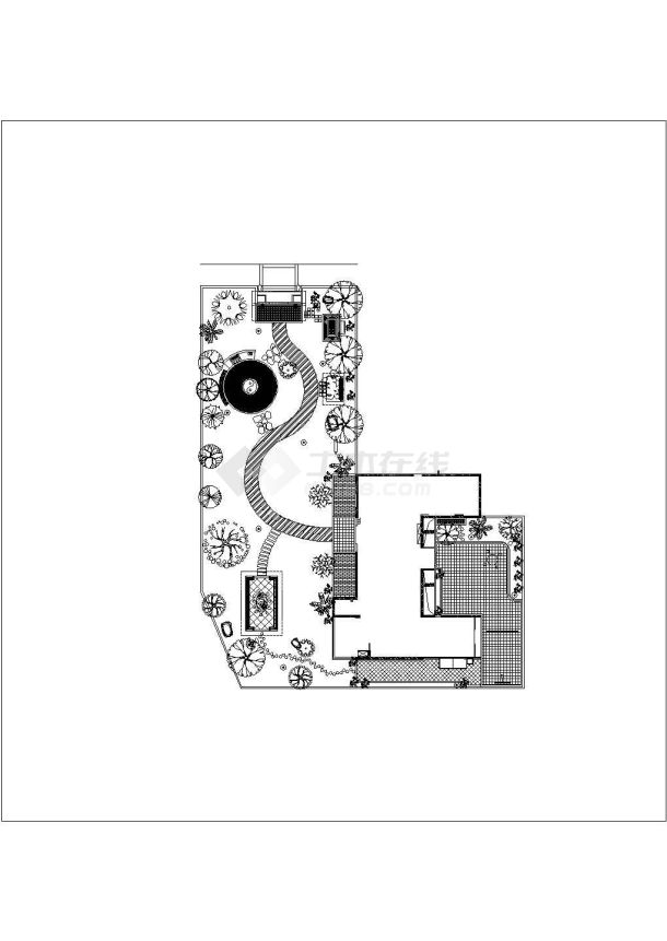 深圳东部华侨城私家别墅景观全套施工图-图二