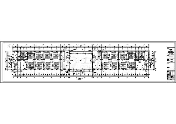 洛阳铁路工程技术学院的5层教学楼建筑专业施工图-图二