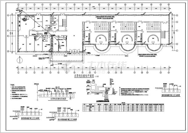 某地三层框架幼儿园电气设计施工图纸-图二