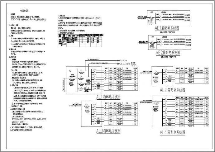 某地丙类单层框架厂房电气设计施工图纸_图1