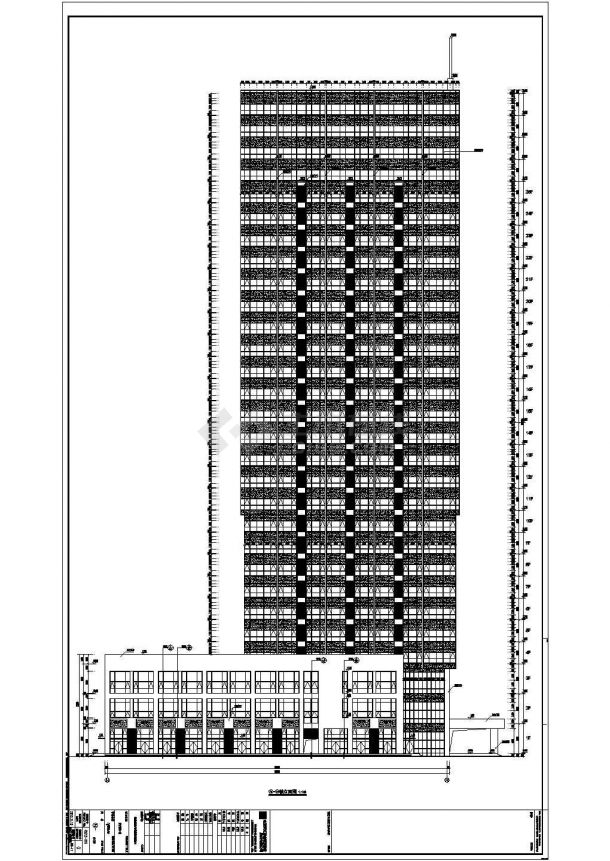 某25层酒店式公寓给排水设计施工图（酒店与办公）-图二