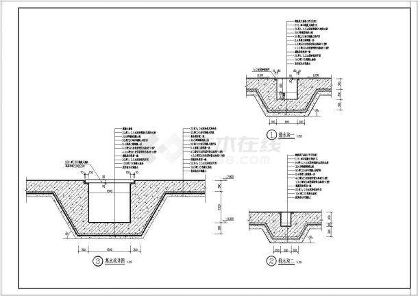 全地下室锅炉房（局部地下二层）建筑结构全套施工图-图二