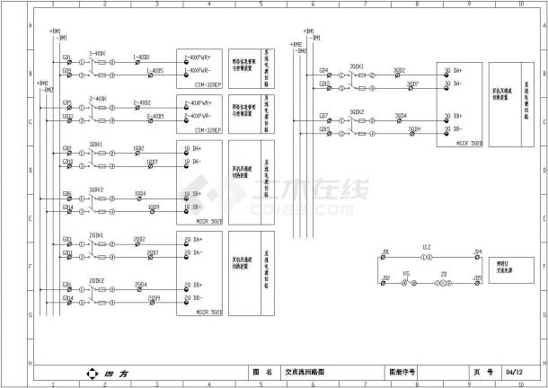 黑龙江500kV兴福变工程实用远动通信设计（GCSM-623型）施工图-图一