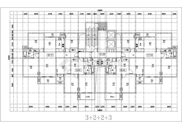 某地住宅建筑户型方案建筑设计汇总-图二