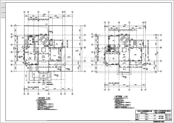 某四层独栋别墅建筑设计施工图（含地下一层）-图二
