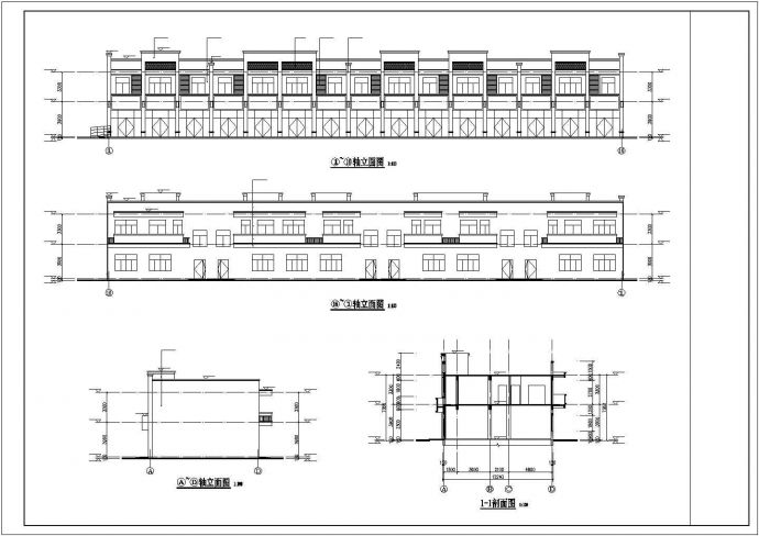 某地2层框架结构底商住宅楼建筑专业施工图_图1