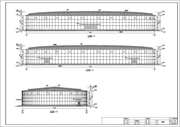 某一层温室花房建筑设计施工图（含结构设计）_图1