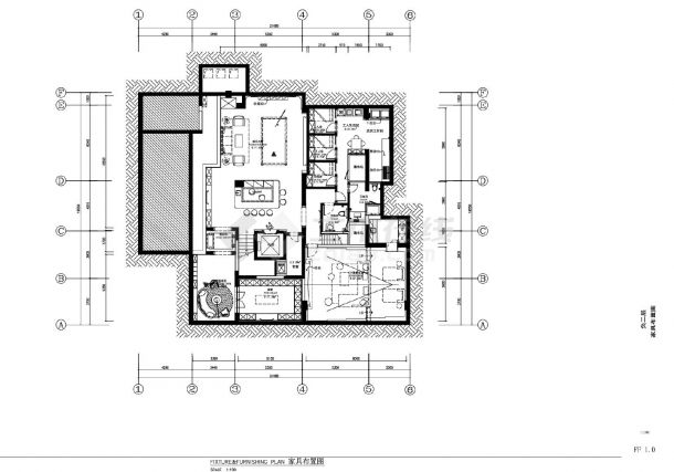 别墅01  B2层平面-立面CAD图.dwg-图二