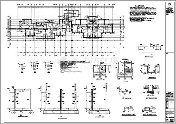 蚌埠某31层剪力墙结构住宅楼结构图-图二