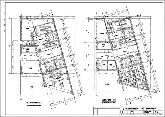 海门滨海20层框架核心筒结构办公综合楼全套建筑施工图_图1
