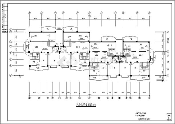 某六层砖混结构住宅楼给排水工程施工图-图二