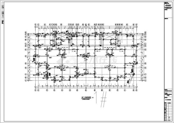赤峰市18层剪力墙住宅楼结构施工图-图一