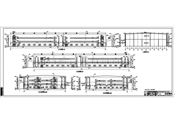 某地区工业生产车间建筑设计施工图-图一