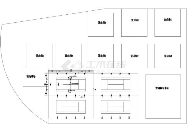 佛山广佛智城网球场地面铺装设计-图一
