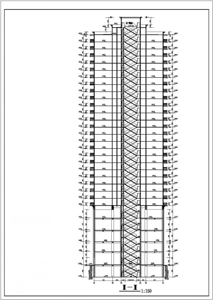 某地区29层高层商住楼建筑设计初步方案_图1