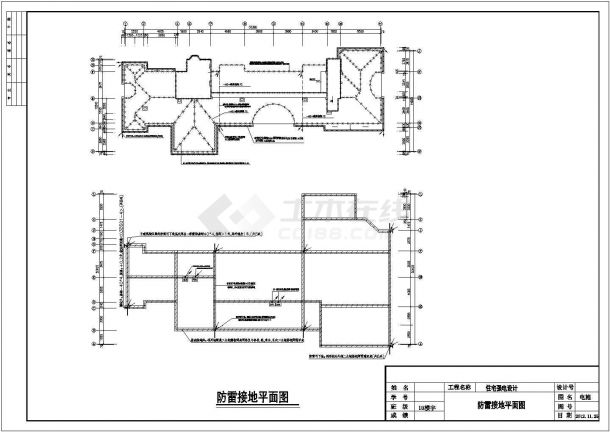 某地区十八层高层住宅楼电气设计全套施工图纸-图一