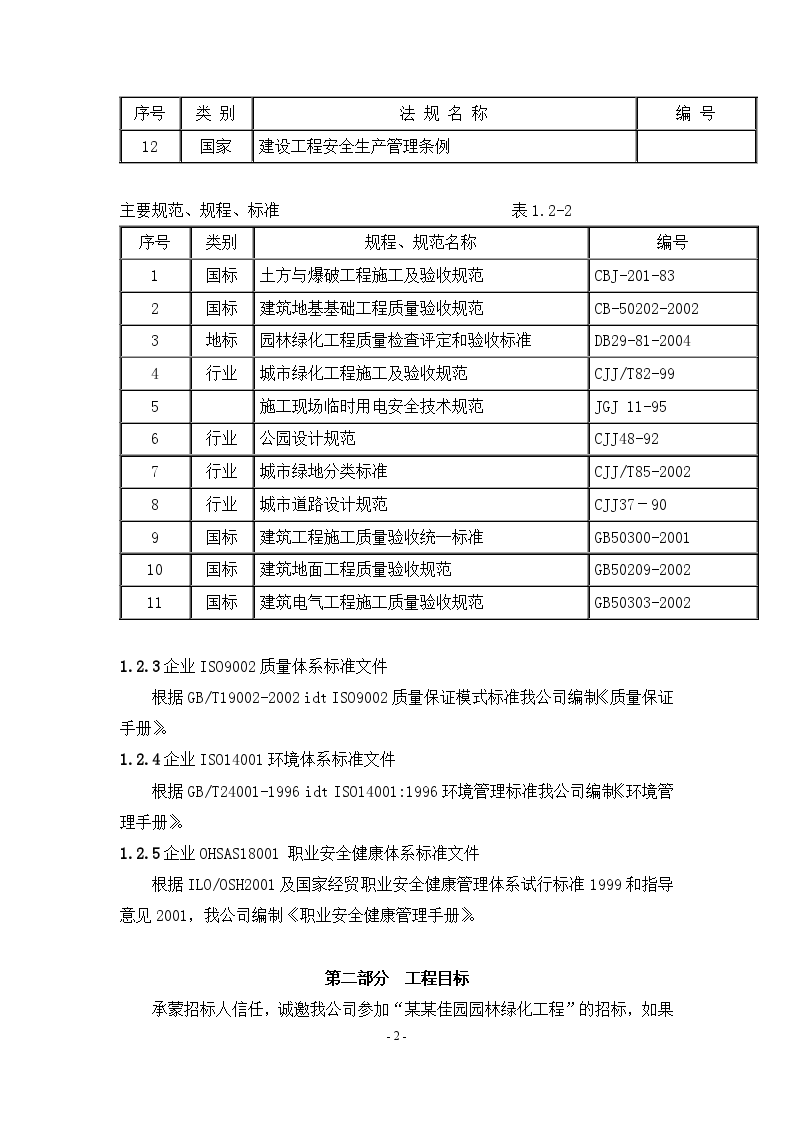 某小区景观工程施工组织设计-图二