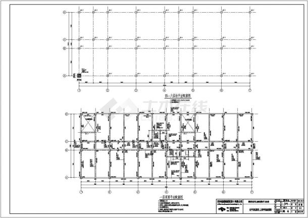 某地5层框架结构综合楼全套结构施工图-图二