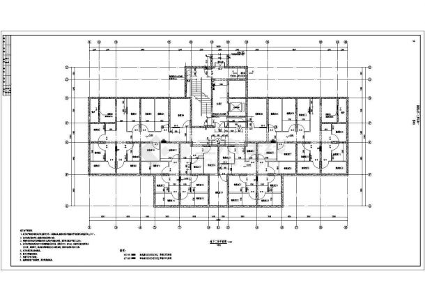 二十四层地下二层、局部六层剪力墙结构住宅建筑施工图-图一