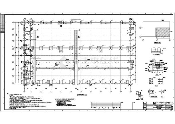 日照市单层钢结构厂房部分结构施工图-图二