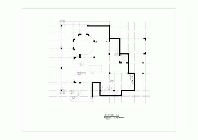 某西班牙式二层别墅建筑CAD设计施工图纸_图1