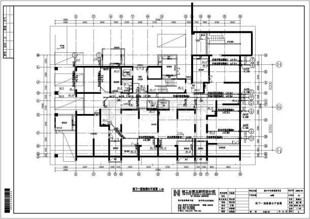 河南某高层商业综合楼项目给排水设计施工图纸-图二