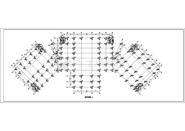 某地高低跨2层钢结构结构厂房结构施工图-图二