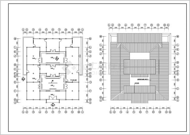 北京某地两进四合院建筑方案设计图-图二