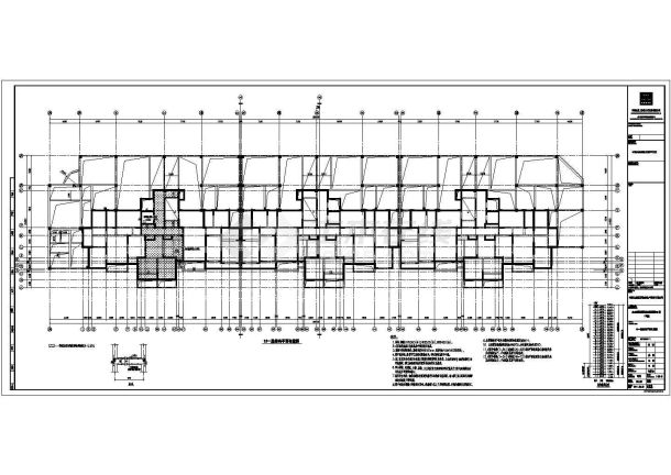 内蒙古26层剪力墙结构住宅结构施工图-图二