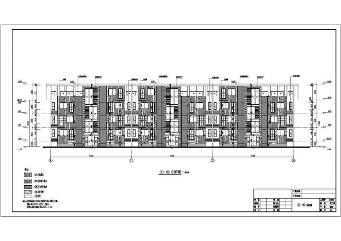 某小区多层住宅楼建筑设计施工图纸_图1