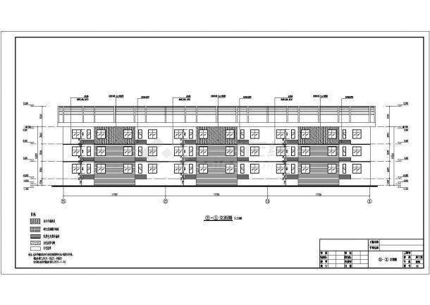 某小区多层住宅楼建筑设计施工图纸-图二