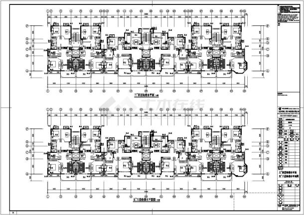 保利国际广场4#11层住宅楼给排水设计施工图-图二