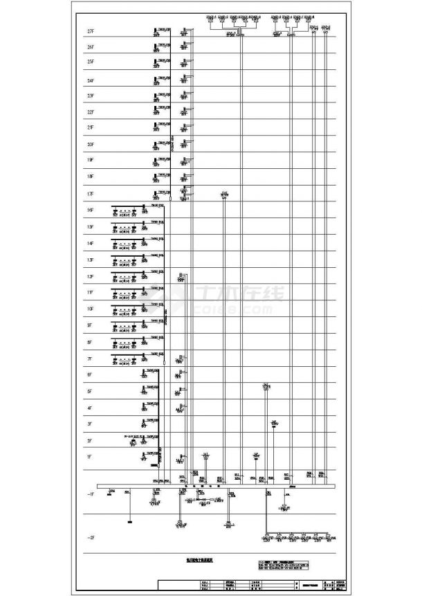 26层商业综合楼电气施工图（部分）-图一