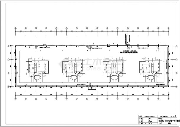 煤气压缩机房0米及运转层消防系统图-图二